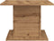 vidaXL - Salontafel - 55,5x55,5x40 - cm - bewerkt - hout - artisanaal - eikenkleur
