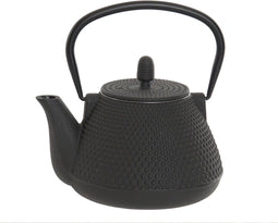 Items Kitchen Theepot Oriental - gietijzer - 1000 ml - mat zwart