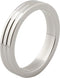 Cockring met groeven RVS 10 mm Ø 40 mm