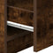 vidaXL - Nachtkastjes - 2 - st - met - 2 - lades - 40x36x50 - cm - gerookt - eikenkleurig