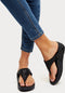 FitFlop Lulu Glitter - Teenslippers - Microwobbleboard zool - Navy