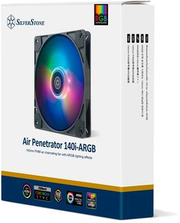 Silverstone Air Penetrator 140i ARGB - Ventilator 140mm - Fluid Bearing - Max 41,3dB(A)