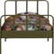 WOOOD Mees Bed - Metaal - Army - 90x208x95