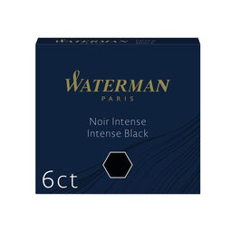 Waterman - inktpatronen zwart 6X