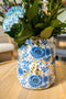 Ter Steege Bloempot-Siervaas Metaal Multicolour D 21 cm H 24 cm