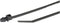 HellermannTyton 126-00329 T30RSF-PA66HS-BK (500) Kabelbinder 158 mm 3.60 mm Zwart 500 stuk(s)