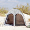 vidaXL - Grijze - Zwembad - Tent - 366x305 - cm - Waterdicht