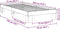 vidaXL - Bedframe - zonder - matras - 75x190 - cm - massief - hout - eiken