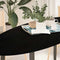 vidaXL - Tafelblad - 140x60x2 - cm - ovaal - massief - eikenhout - donkerbruin