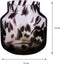 Mica Decorations Pantera Vaas - H22,5 x Ø21 cm - Handgemaakt gerecycled glas - Bruin