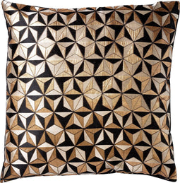 Dutch Decor ROLETTE - Kussenhoes met patroon 45x45 cm Raven - zwart - met rits
