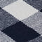 vidaXL - Plaid - geblokt - 220x250 - cm - katoen - marineblauw