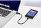 Renkforce RF-4463076 - USB 2.0 micro-kabel - 15 cm - Zwart