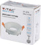 V-tac Inbouwspot Vt-876 Gu10 35w 8,5 X 3,2 Cm Aluminium Wit