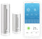 Netatmo Weerstation - Slimme Weerstation - CO2 Luchtvochtigheid Temperatuur Luchtdruk - 155mm x 45mm