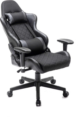 Gamestoel Classic - bureaustoel - stof bekleding - zwart