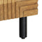 vidaXL - Salontafel - 80x50x40 - cm - massief - mangohout - bruin