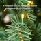 Nordlandia guirlande - Kerstversiering - 270 cm - 35 LED - Groen (1 stuk)