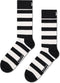Happy Socks 4-pack sokken - Heren & Dames - Klassiek zwart-wit (4 paar)