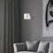Home Sweet Home Moderne wandlamp Concrete - Wandlamp - Geschikt voor E27 LED lichtbron - Beton - 13/13/12cm - Max. lampenkap diameter 20cm