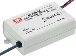 Mean Well SCHAKELENDE VOEDING - 1 UITGANG - 35 W - 24 V
