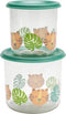 SugarBooger Lunch Snack Containers Large - Tiger