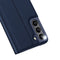 Dux Ducis - Slim bookcase hoes - Geschikt voor Samsung Galaxy S21 FE - Blauw