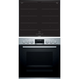 Bosch HND679LS66 - Inbouw oven set - Pyrolyse zelfreinigend - Zwart roestvrij staal