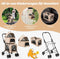 Coast 3-in-1 Hondenbuggy - Beige - Opvouwbaar - 53 x 84 x 105 cm