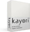 Kayori - Hoeslaken Jersey topper - Zacht en elastisch - Crème
