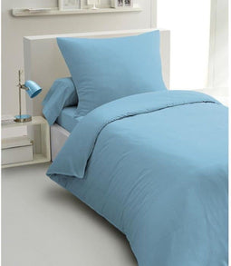 Home Linge Passion - Dekbedovertrekset 2-delig - 82 g microvezel - 140 x 200 cm - Hemelsblauw (2 stuks)