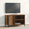 vidaXL - TV - Kast - Oud - Hout - 80x40x50 - cm - Geengineerd - Hout - en - Staal