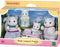 Sylvanian Families 5814 - Familie sneeuwluipaard - 4 fluweelzachte figuren (4 stuks)