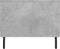 vidaXL - Salontafel - 102x50x40 - cm - bewerkt - hout - betongrijs