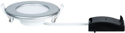 Paulmann - LED-inbouwpaneel - IP44 rond 115 mm 6W 390lm 4000K Chroom mat