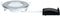 Paulmann - LED-inbouwpaneel - IP44 rond 115 mm 6W 390lm 4000K Chroom mat