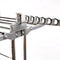 Bathroom Solutions Wasrek-droogrek - zwart-wit - 80 x 57 x 165 cm