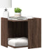 vidaXL - Kattenbakkast - 42x42x51 - cm - bewerkt - hout - zwart