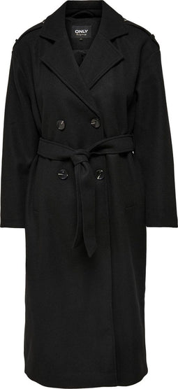 ONLY ONLEMMA TRENCHCOAT CC OTW - Dames Jas - Double breasted - Knoopriem in taille - Maat M