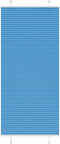 vidaXL - Plissé - rolgordijn - 85x200 - cm - stofbreedte - 84,4 - cm - polyester - blauw