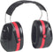 Peltor Optime III - Oorkap - SNR 35dB - Zwart/Rood