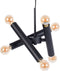 Zuiver Hawk Hanglamp Driedubbel - Zwart