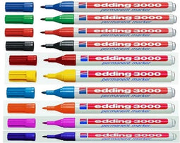 Viltstift edding 3000 rond 1.5-3mm violet | 10 stuks