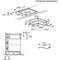 AEG NCH74B01CB - Inductiekookplaat - 70cm - 4 zones - A+ - Recirculatie - H²H - Afgeronde rand