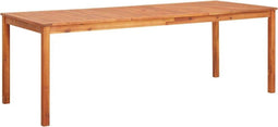 vidaXL - Tuintafel - 215x90x74 - cm - massief - acaciahout