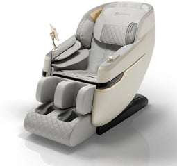 Juskys NAXOS - Massagestoel - Volledige lichaamsmassagefunctie Airbagmassagetechnologie - Wit/Grijs