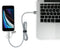 SUBBLIM SUB-CHG-4CC001 - Universele USB-Autolader 2xUSB 2.4A + Kabel 3 in 1 - Zilver