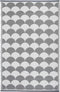 Esschert Design Buitenkleed 180X121 Cm Grijs En Wit Oc24