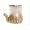 Kerstversiering DKD Home Decor Hars Kat (9 x 6 x 15 cm) (2 Stuks)