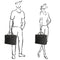 Micmacbags Oklahoma - Laptoptas 17,3 inch - Leer - Zwart